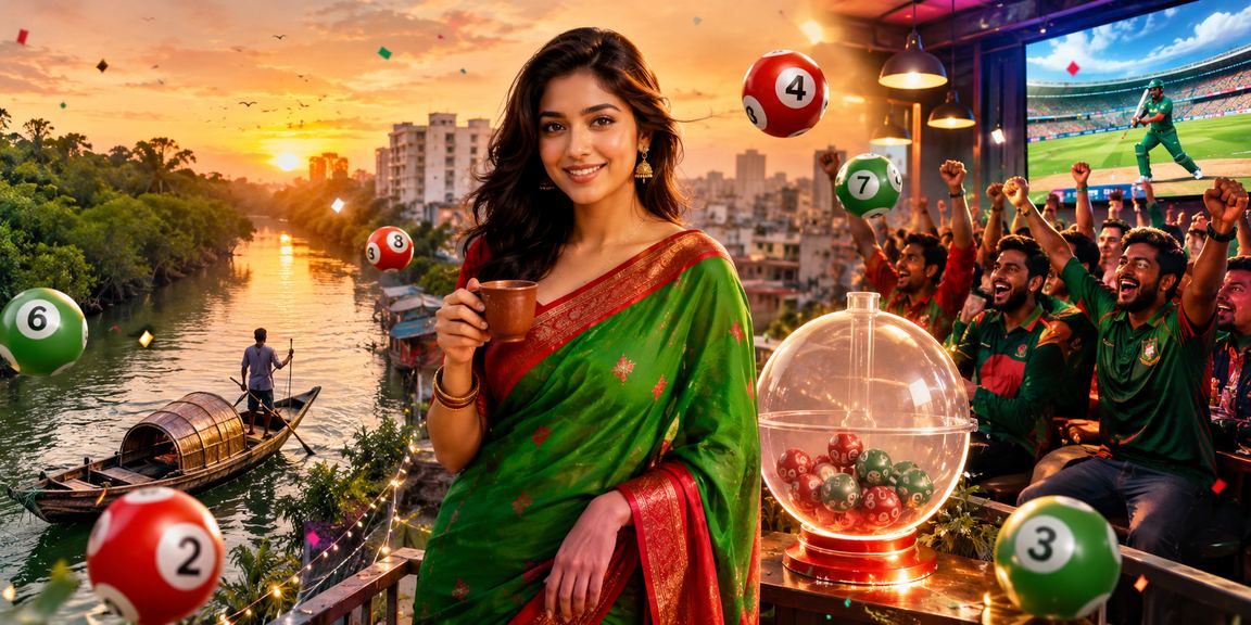 Cricket Betting with a Sundarbans Backdrop — Red and Green Theme